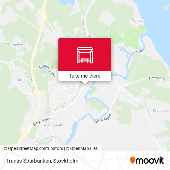 Tranås Sparbanken map