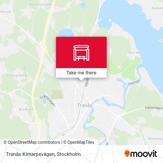 Tranås Kimarpsvägen map
