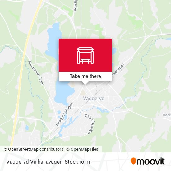 Vaggeryd Valhallavägen map