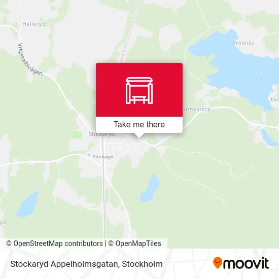 Stockaryd Appelholmsgatan map