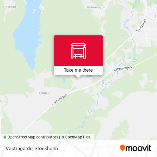 Västragärde map