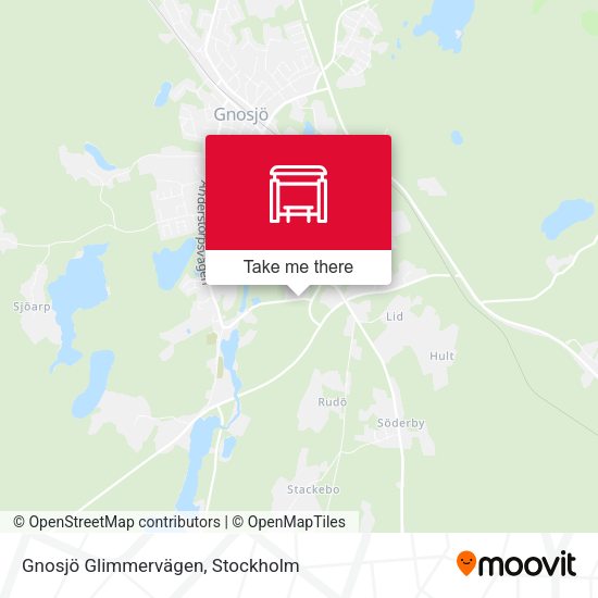 Gnosjö Glimmervägen map