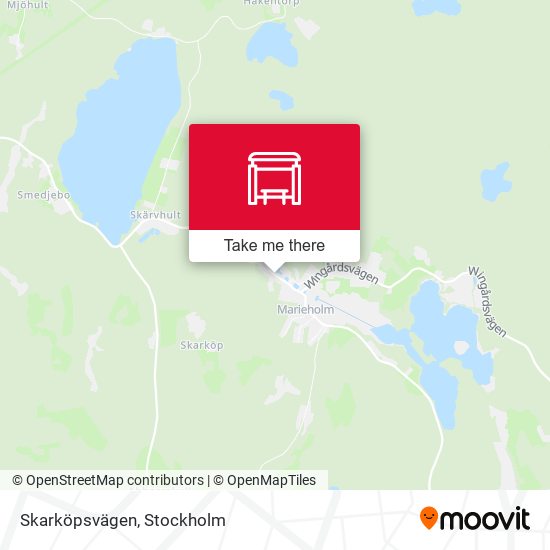 Skarköpsvägen map