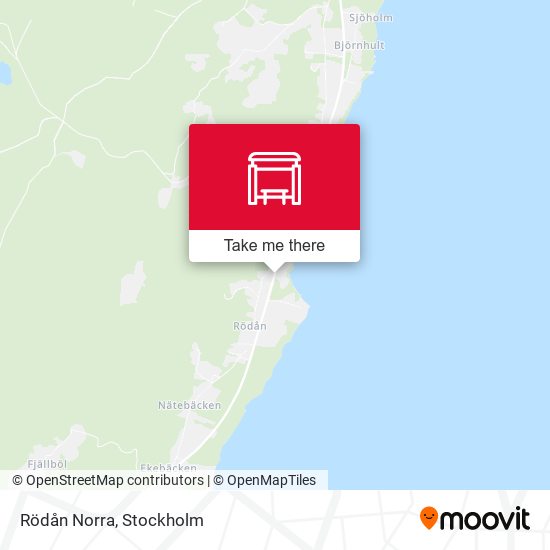Rödån Norra map