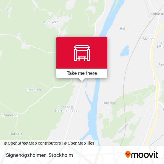 Signehögsholmen map