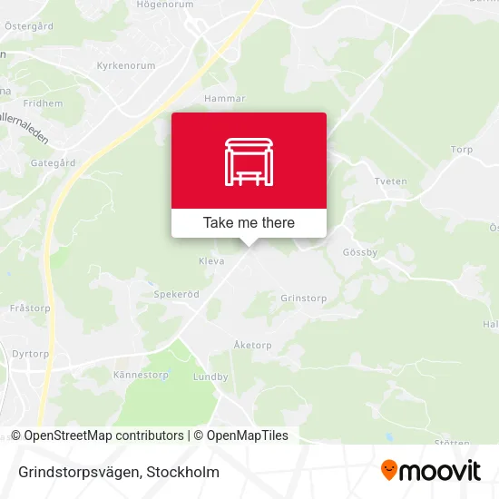 Grindstorpsvägen map