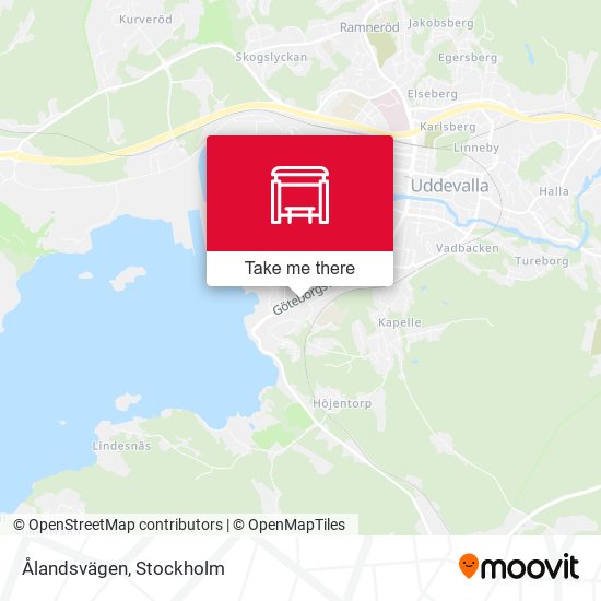 Ålandsvägen map