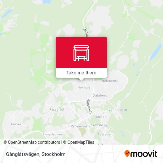 Gånglåtsvägen map