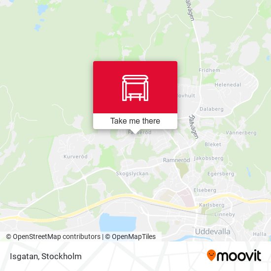 Isgatan map