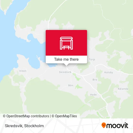 Skredsvik map