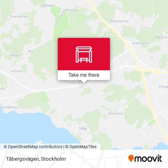 Tåbergsvägen map