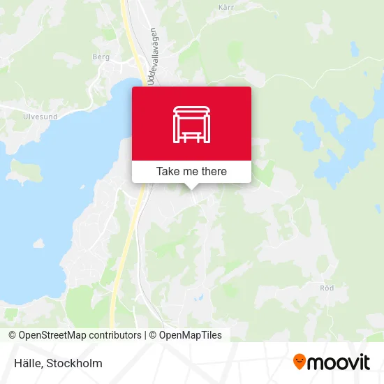 Hälle map