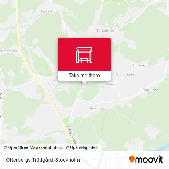 Otterbergs Trädgård map