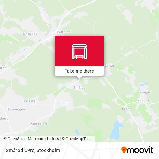 Småröd Övre map