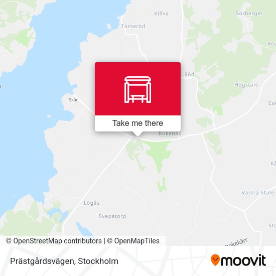 Prästgårdsvägen map