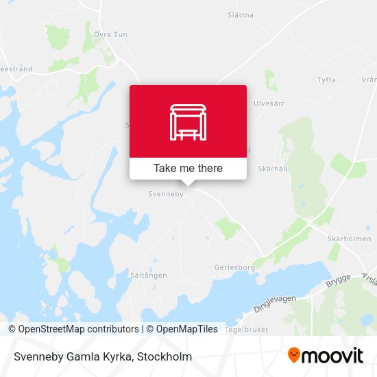 Svenneby Gamla Kyrka map