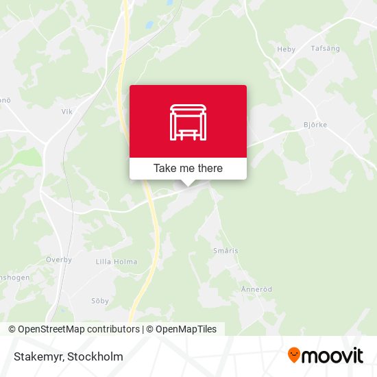 Stakemyr map