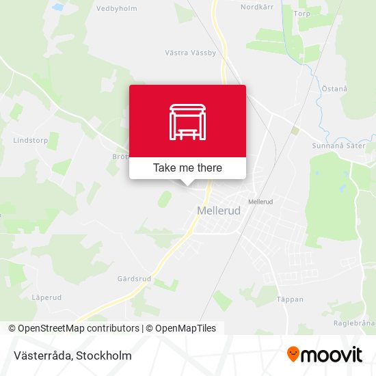 Västerråda map