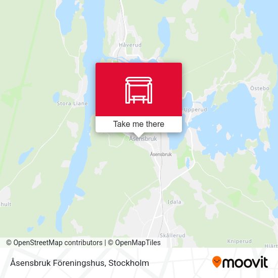 Åsensbruk Föreningshus map