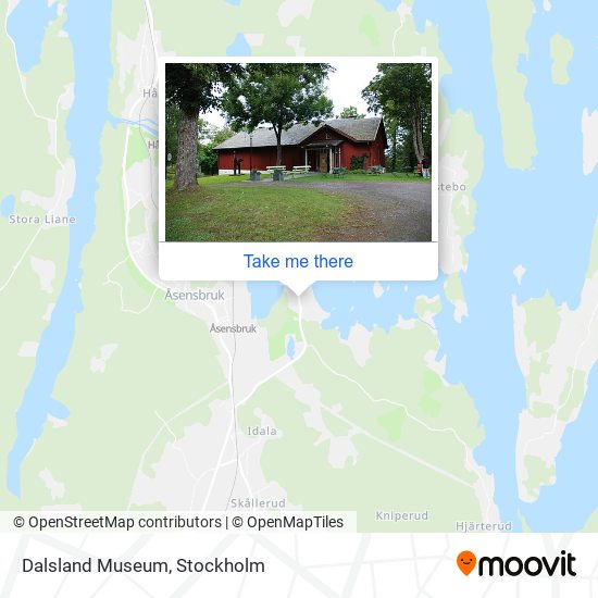 Dalsland Museum map