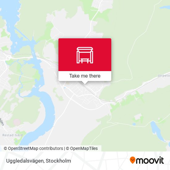 Uggledalsvägen map
