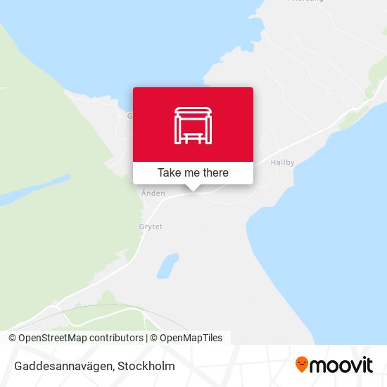 Gaddesannavägen map