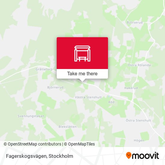 Fagerskogsvägen map