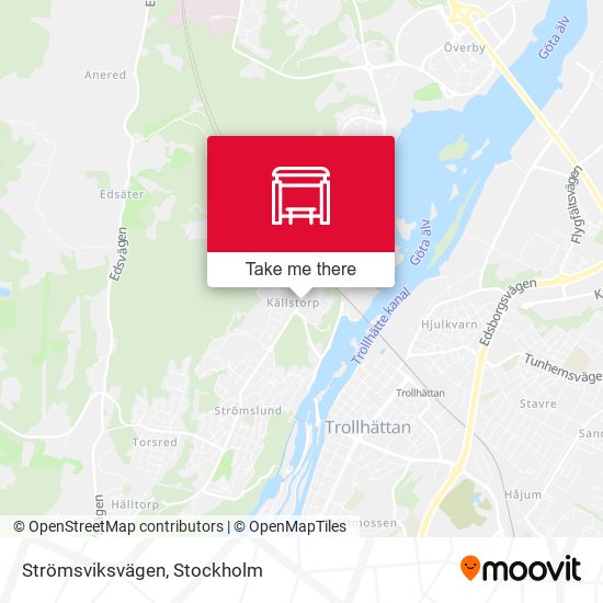Strömsviksvägen map