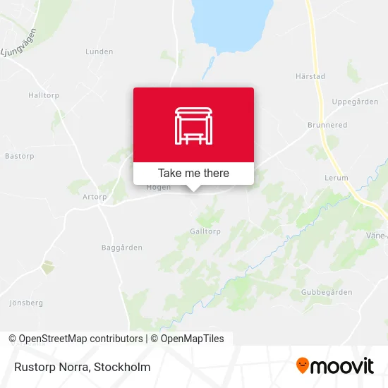 Rustorp Norra map