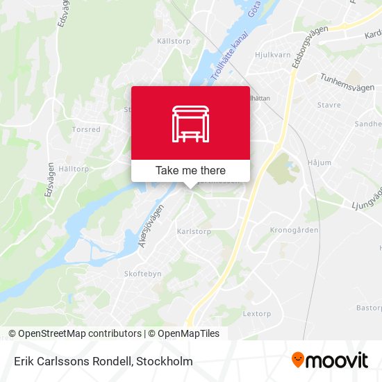Erik Carlssons Rondell map