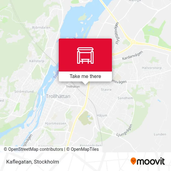 Kaflegatan map