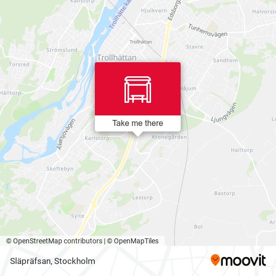 Släpräfsan map