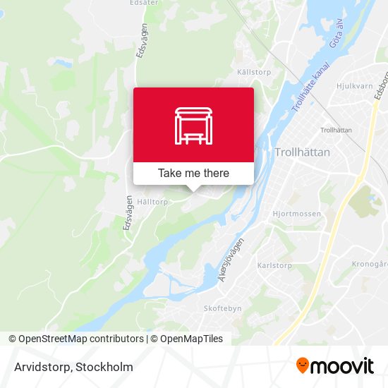 Arvidstorp map