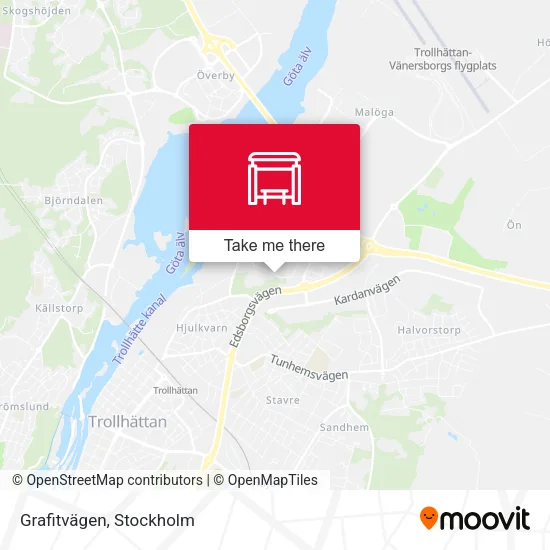 Grafitvägen map