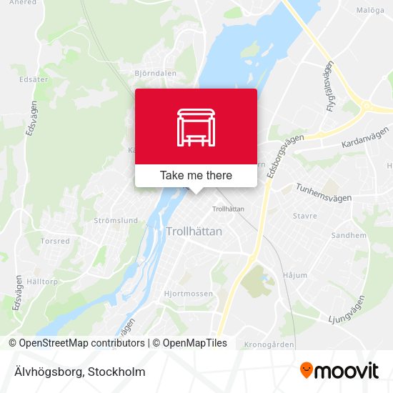 Älvhögsborg map