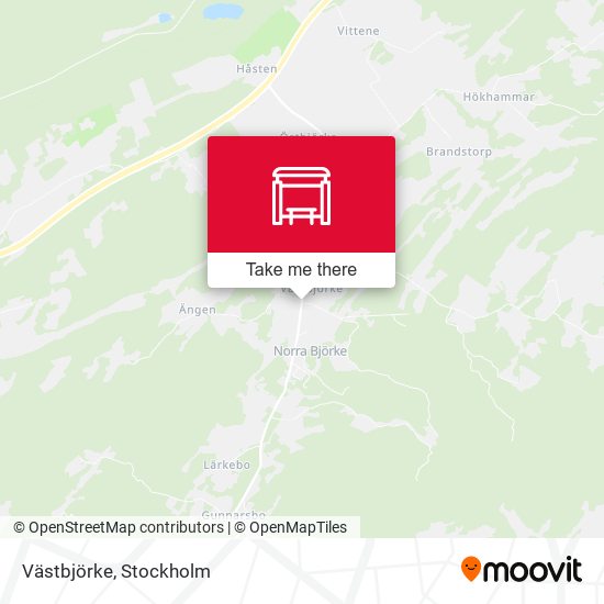 Västbjörke map
