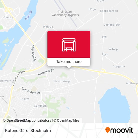 Kåtene Gård map