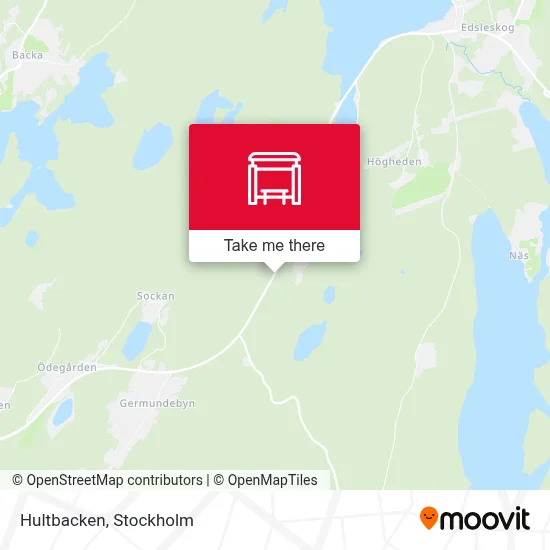 Hultbacken map
