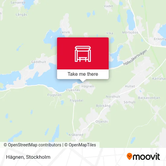 Hägnen map