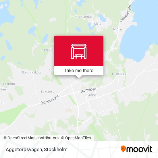 Aggetorpsvägen map