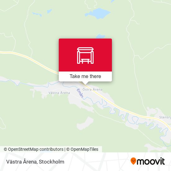 Västra Årena map
