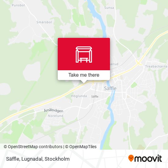 Säffle, Lugnadal map