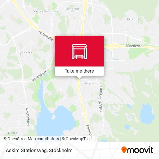 Askim Stationsväg map