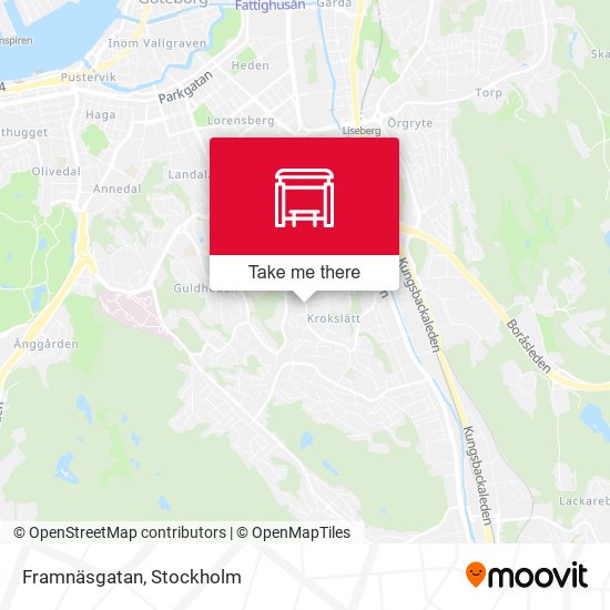 Framnäsgatan map