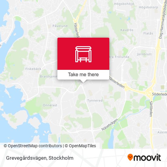 Grevegårdsvägen map