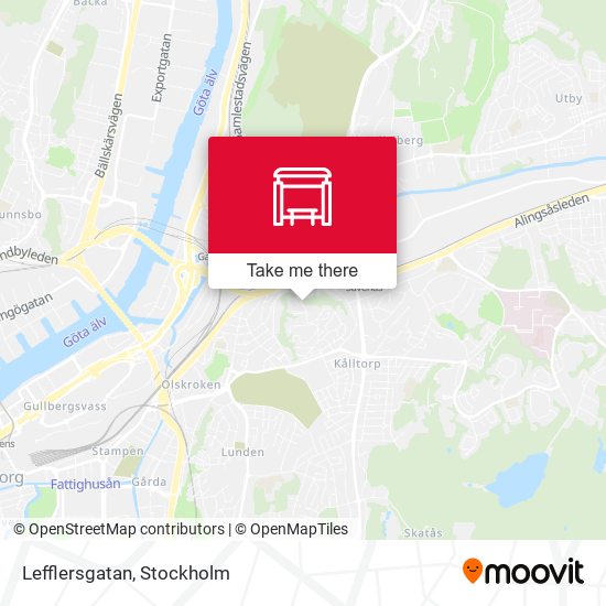 Lefflersgatan map