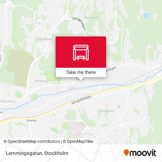 Lemmingsgatan map