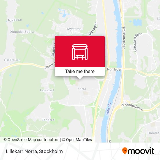 Lillekärr Norra map