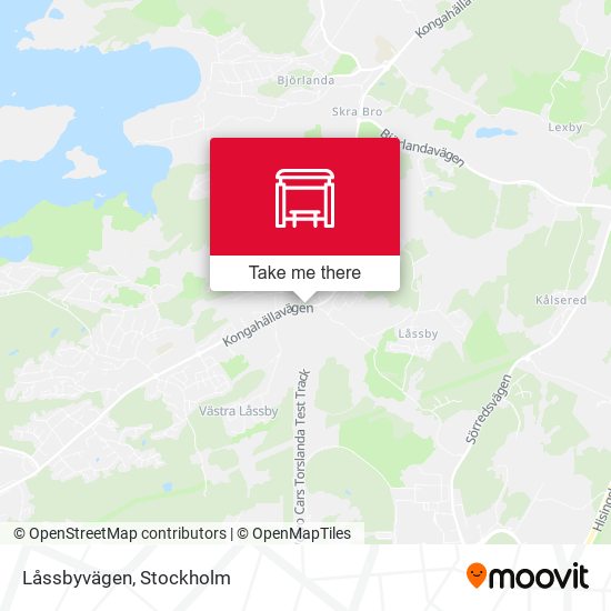 Låssbyvägen map