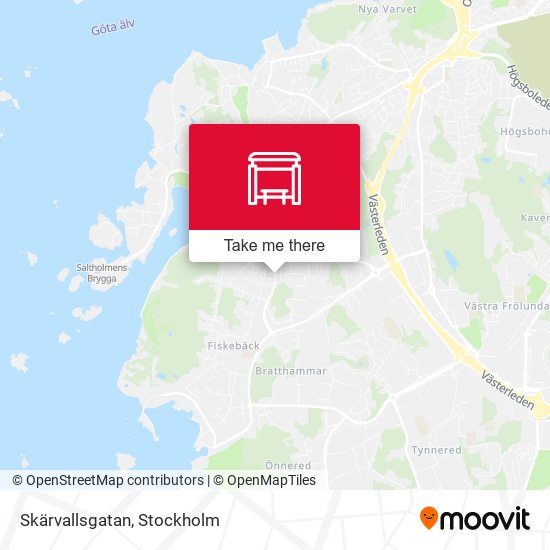 Skärvallsgatan map
